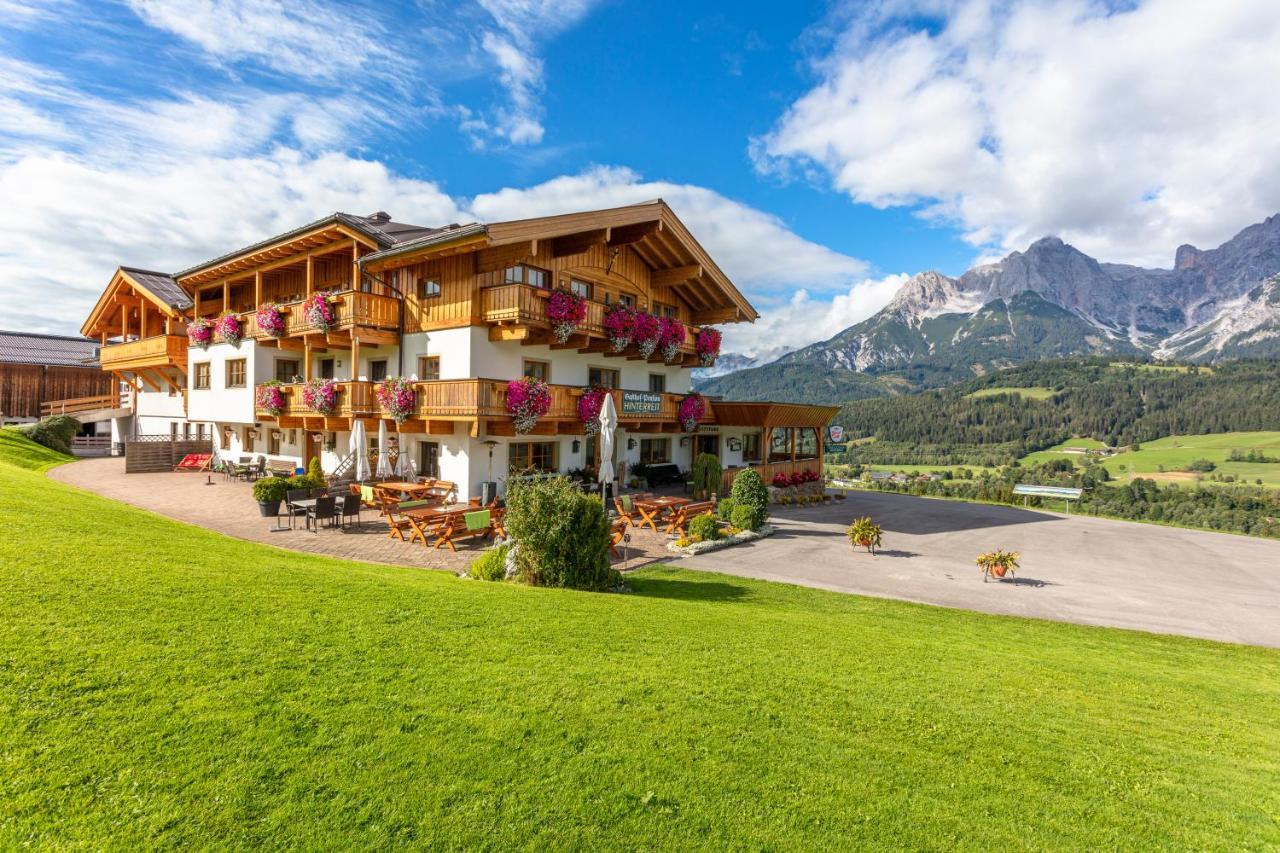 Berggasthof Hinterreit Maria Alm am Steinernen Meer Exterior foto